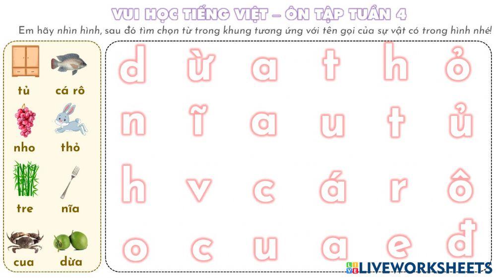 Phiếu Ôn tập Tuần 5