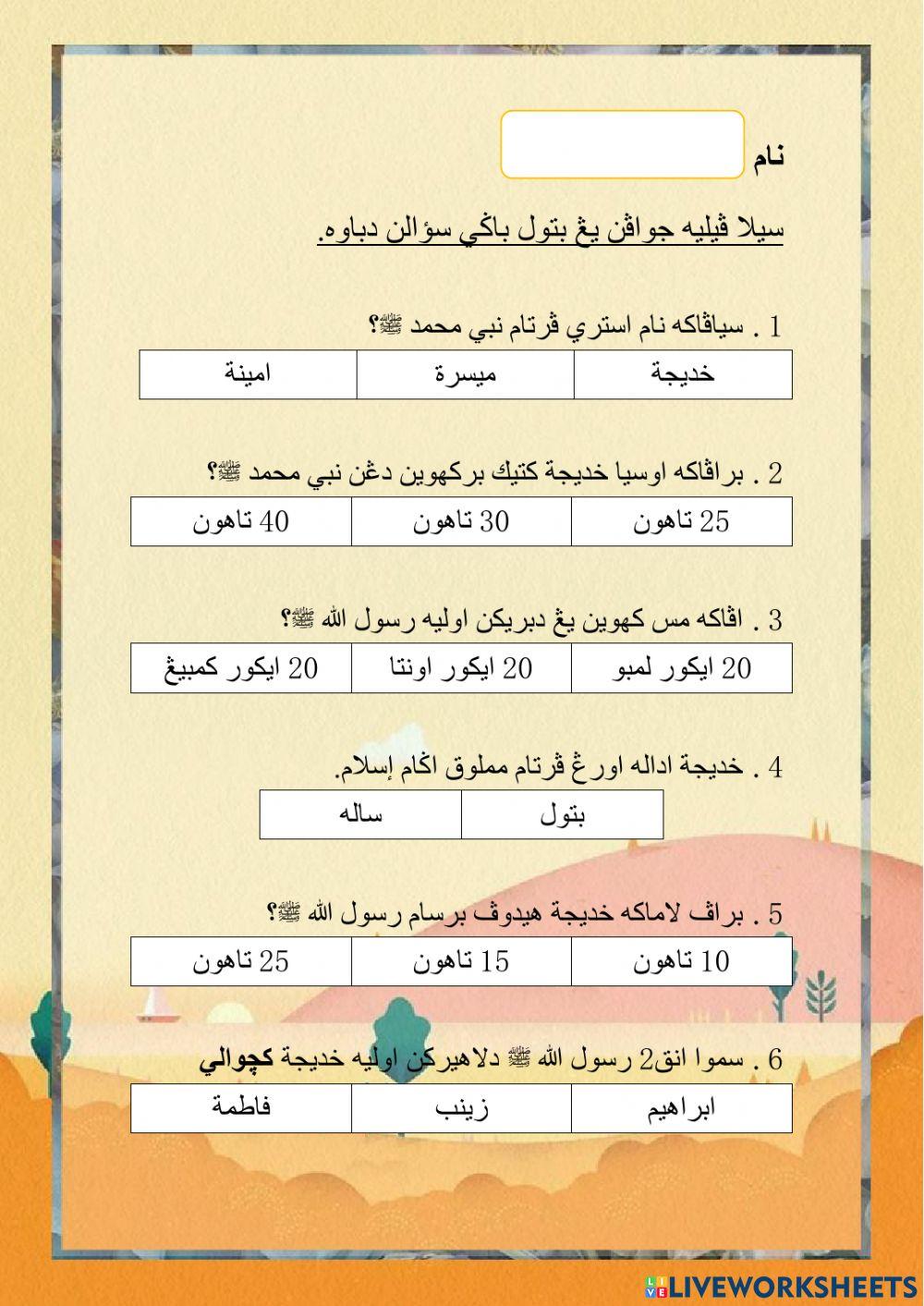 Perkahwinan Nabi Muhammad saw