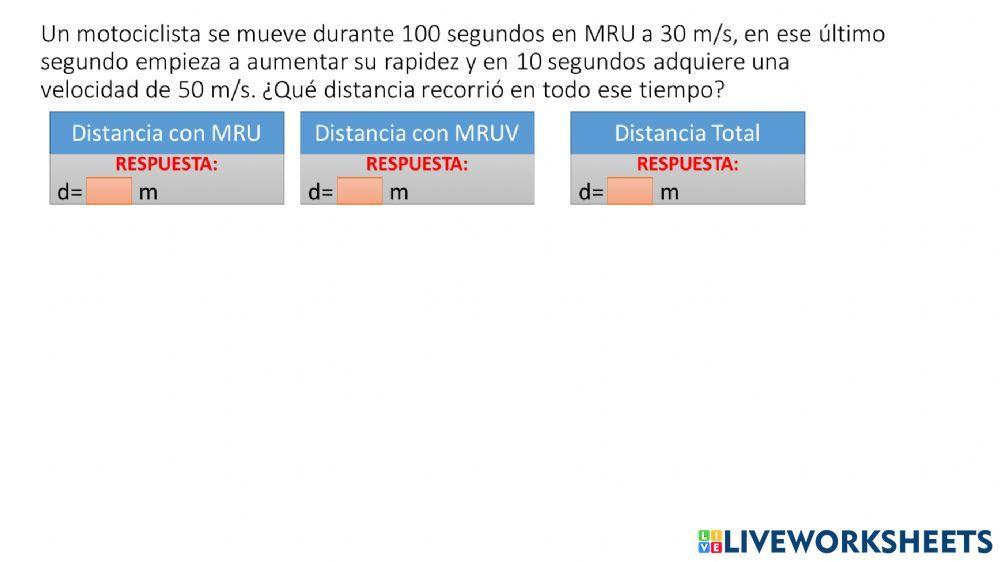 Mru y mruv combinados