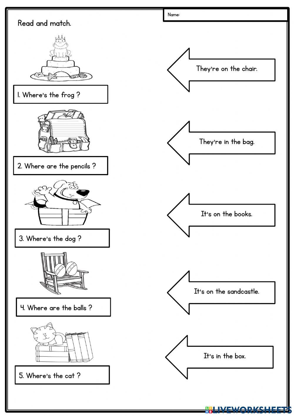 Unit 9: At The Beach (-Where's- and -Where are-)