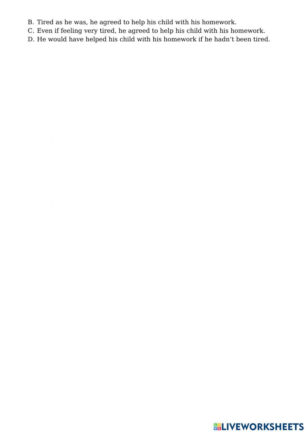 Các loại mệnh đề