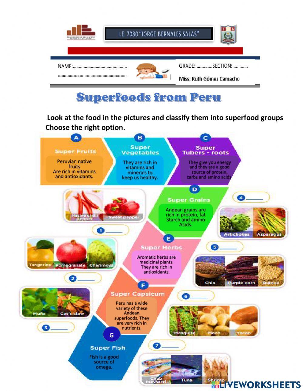 Superfoods from peru 1