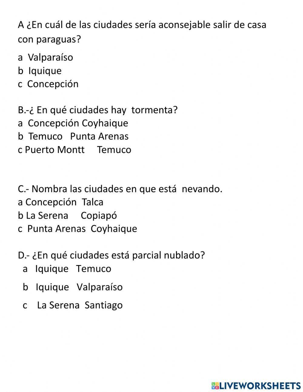 Tiempo atmosférico en Chile