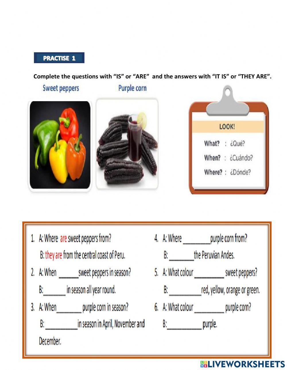 Superfoods from peru