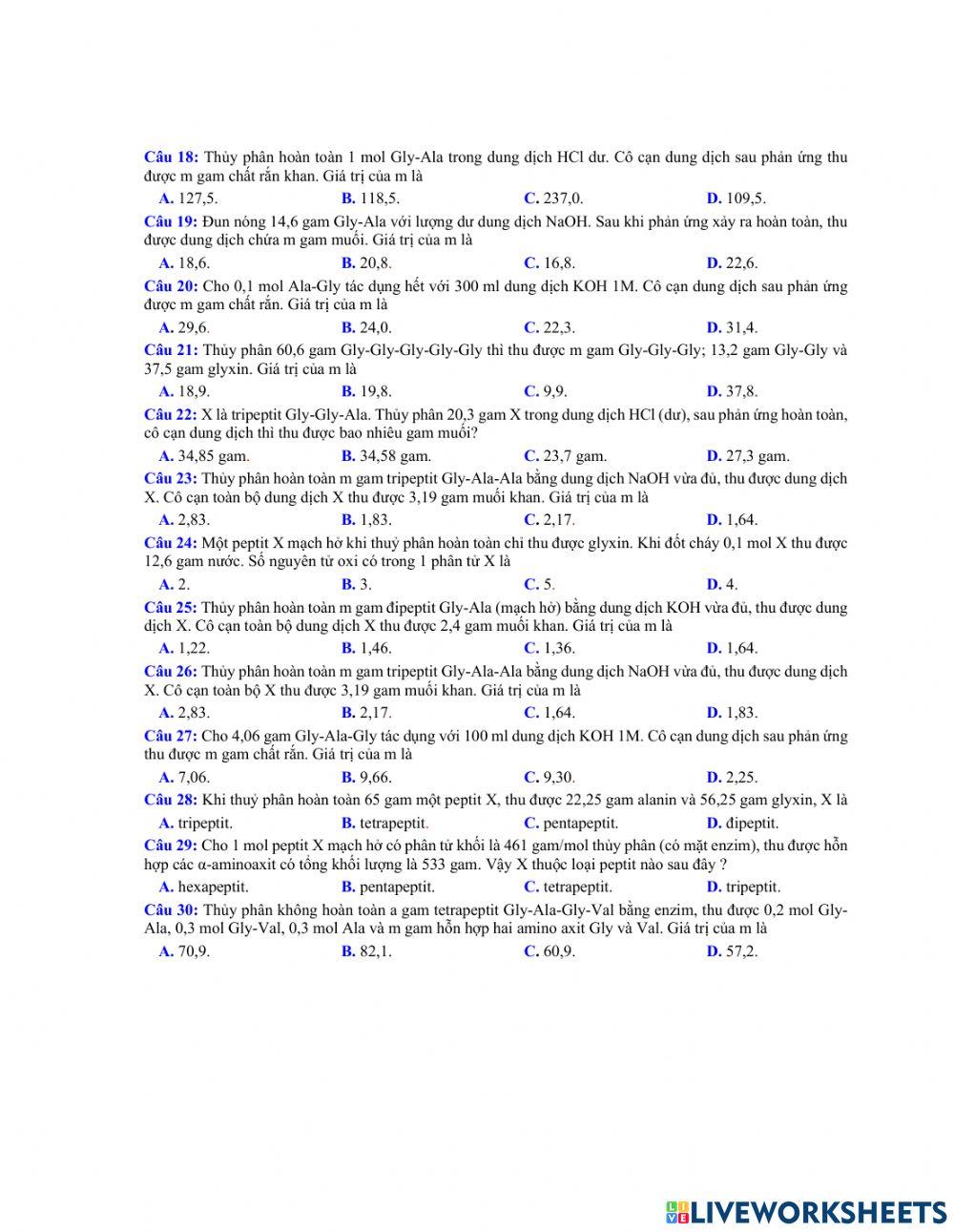 Chuyên để 13- phiếu 2