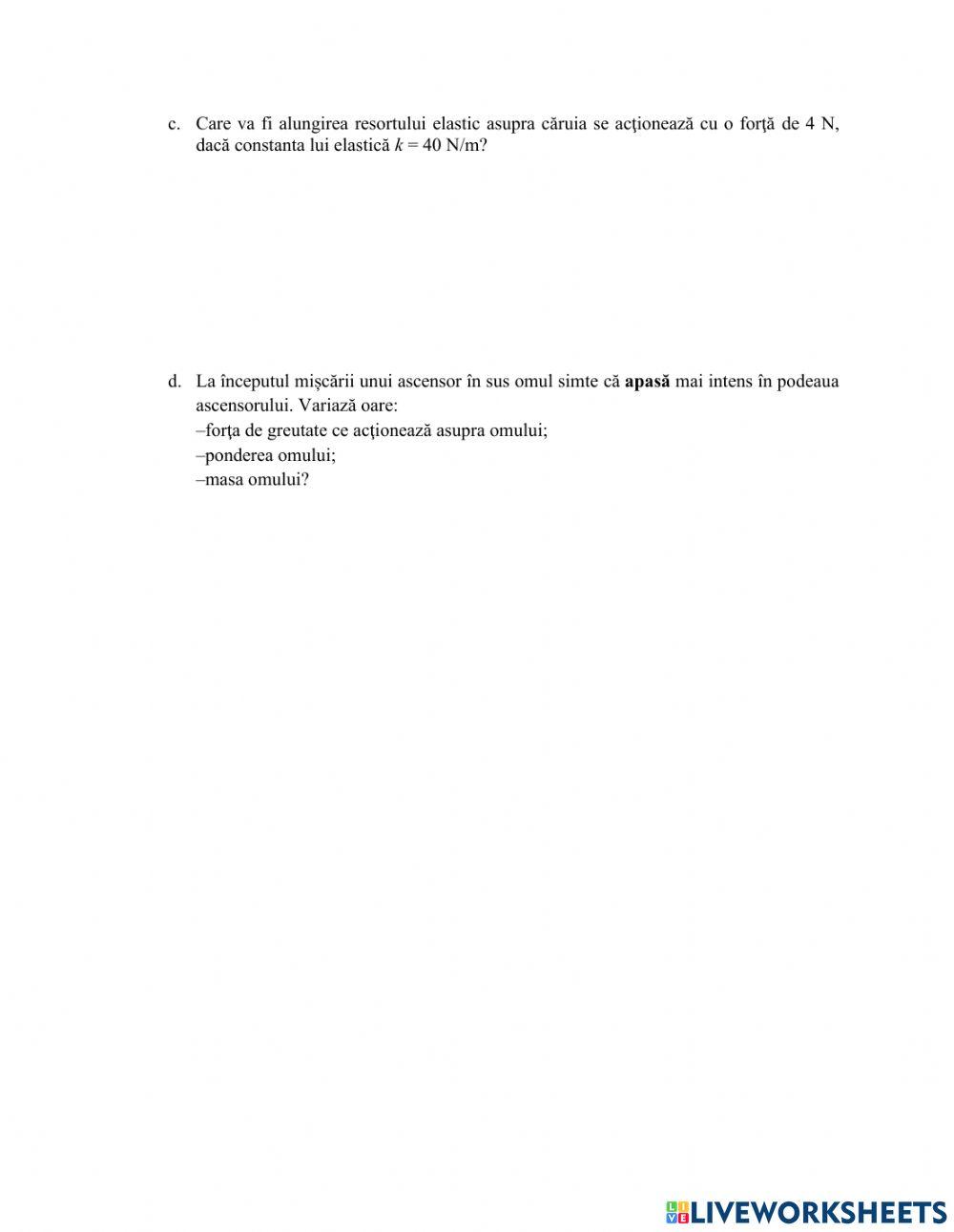 Evaluare sumativă nr. 2