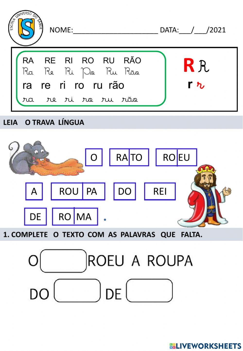 Leitura e compreensão de texto