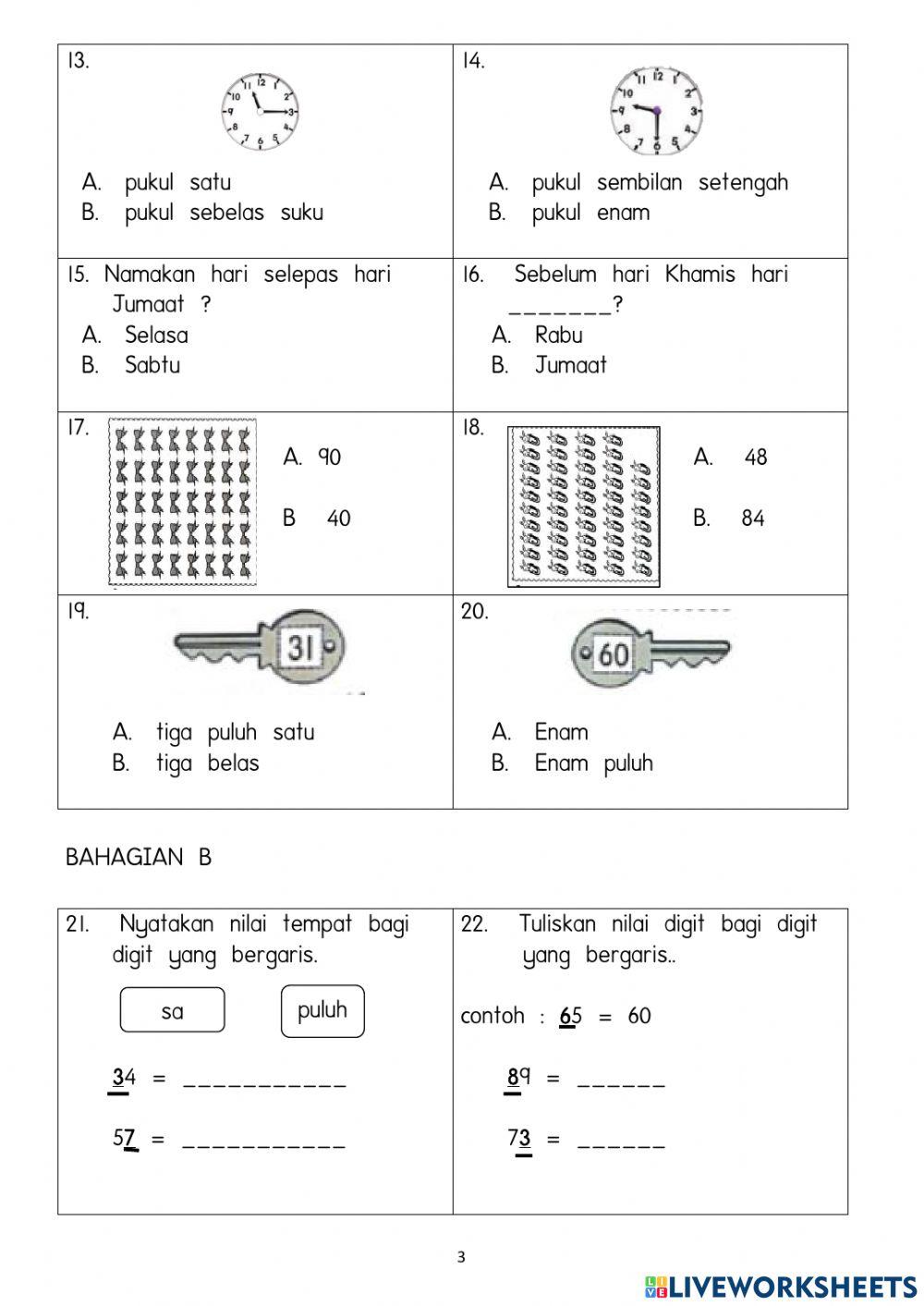 Penilaian Akhir Tahun Penilaian Akhir Tahun