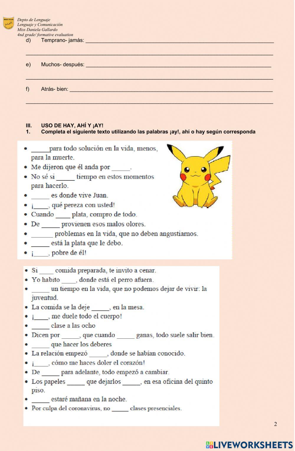 Guía formativa unidad