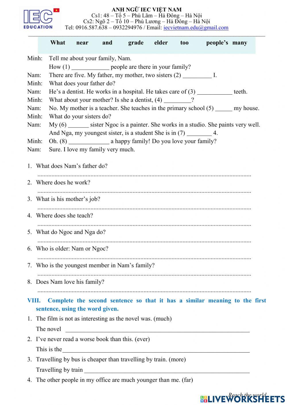 Unit5: Grade 6 :NATURAL WONDER OF VIETNAM