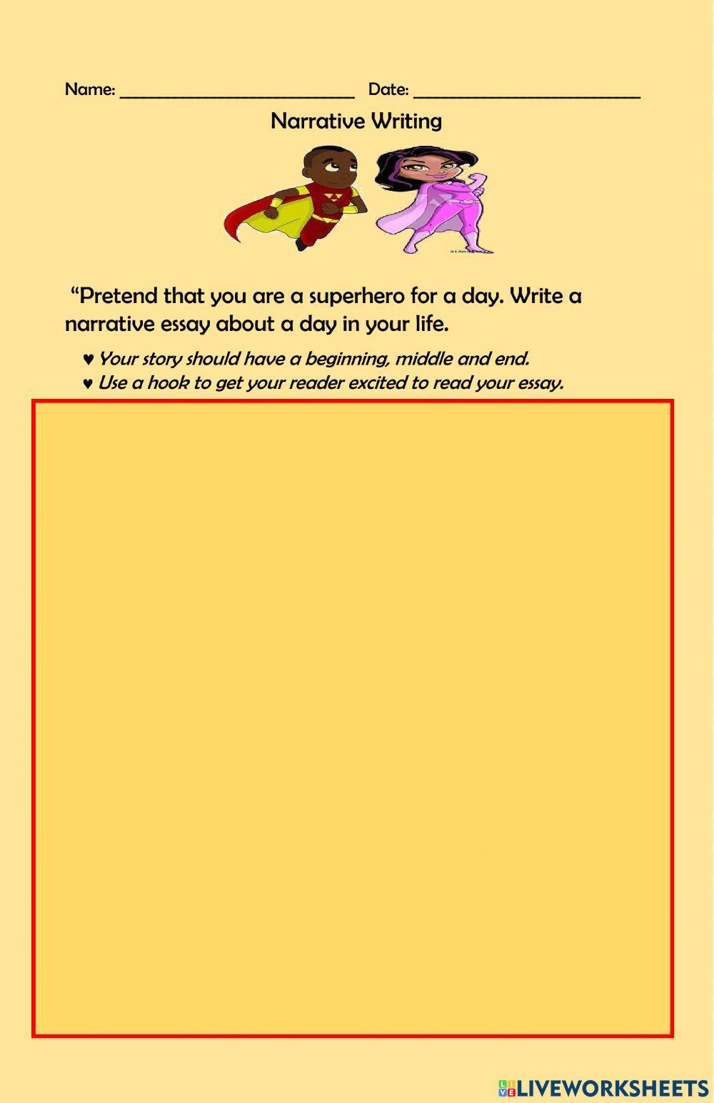 Narrative Writing Essay