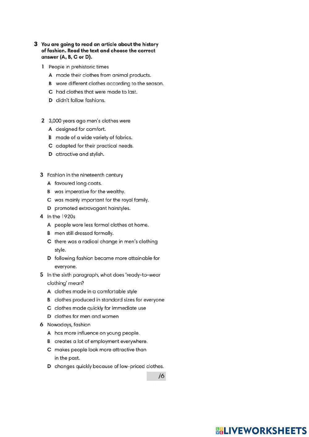 Listening practice B1+