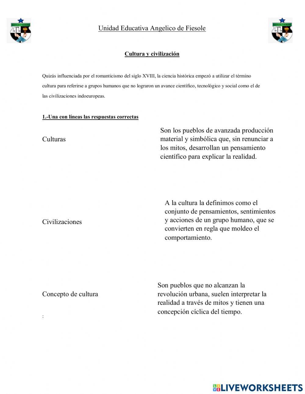 Civilización y Cultura