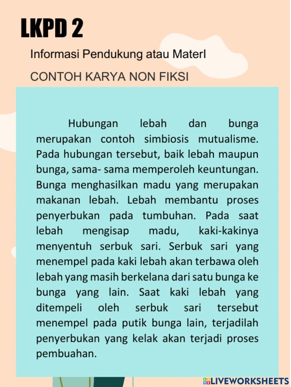 LKPD kelas 5 ekosistem (Simbiosis)