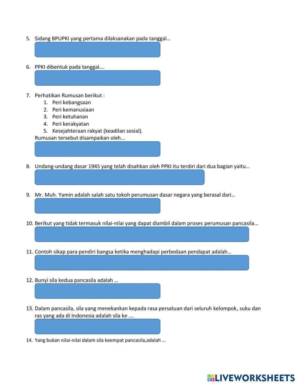 Latiha lkpd ujian bab 1 ppkn