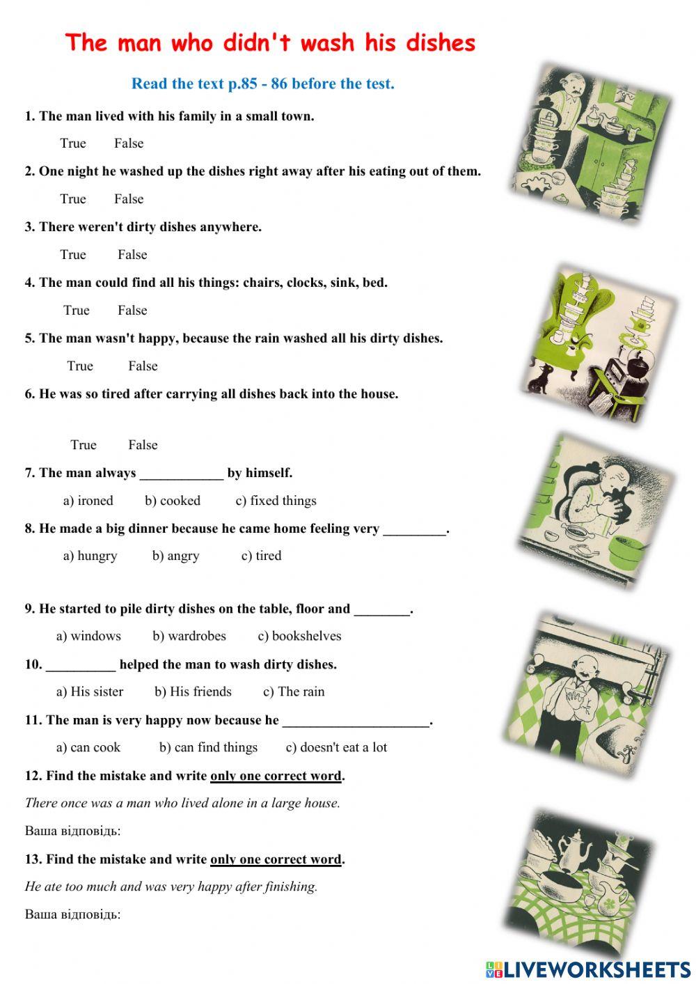 The Man Who Didn't Wash His Dishes