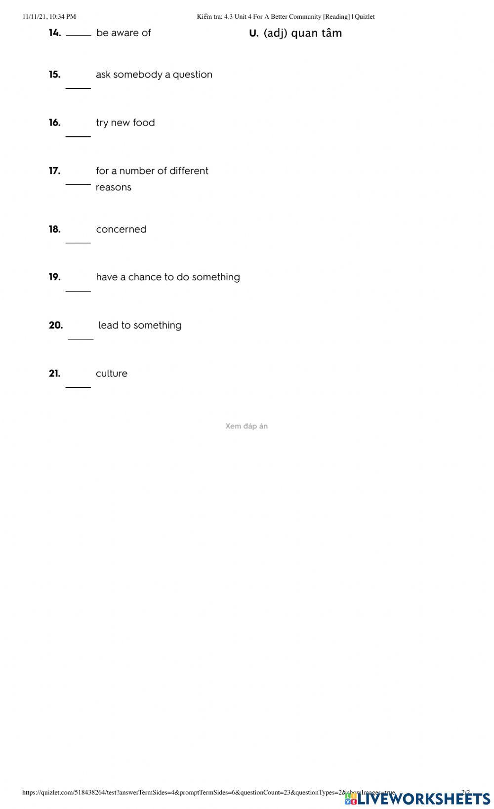 4.3 Unit 4 For A Better Community Reading