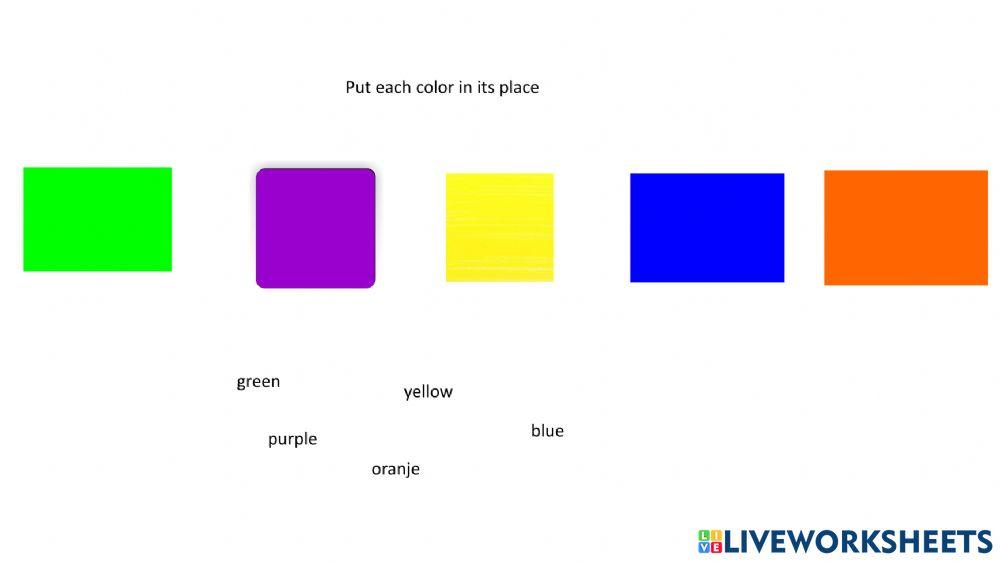 Buscar los colores  josue