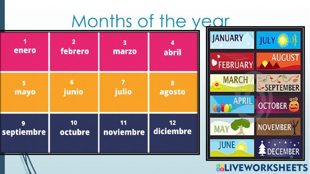 Months of the Year