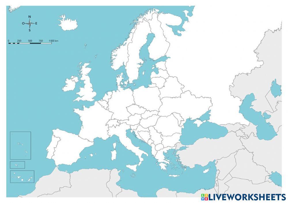 Mapa politico europa