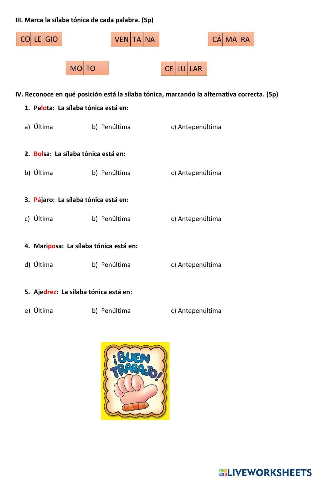 Acentuación general