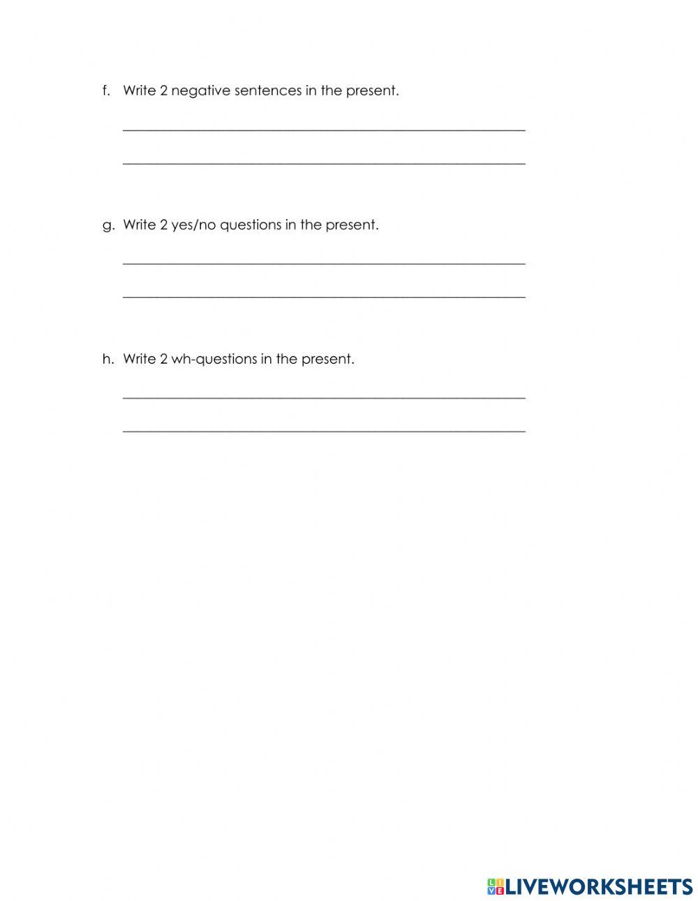 PRACTICE FOR THE TEST 4TH