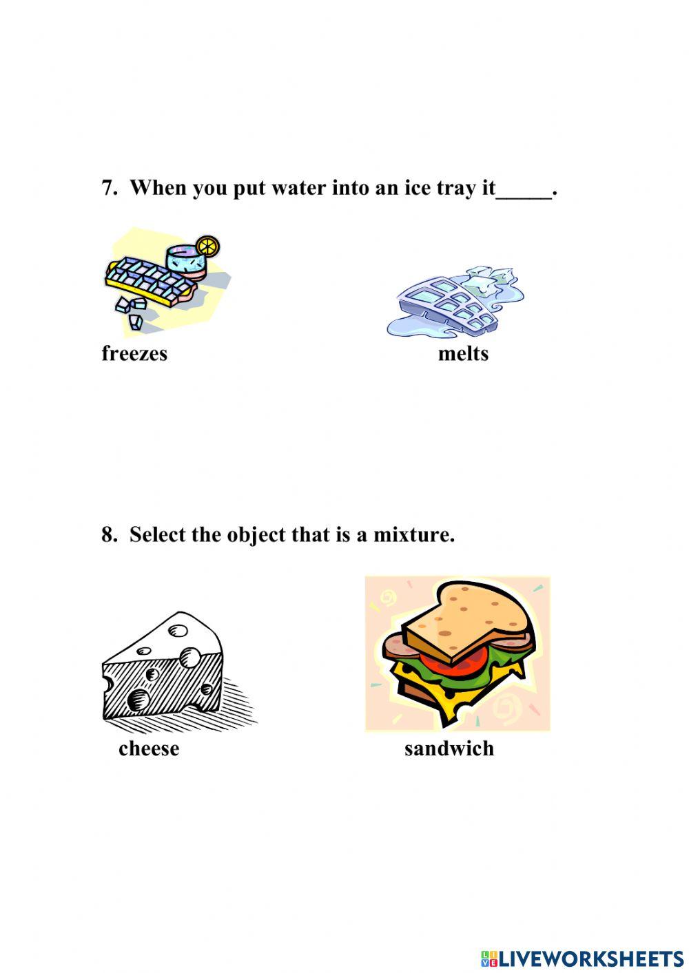 Matter and Physical properties