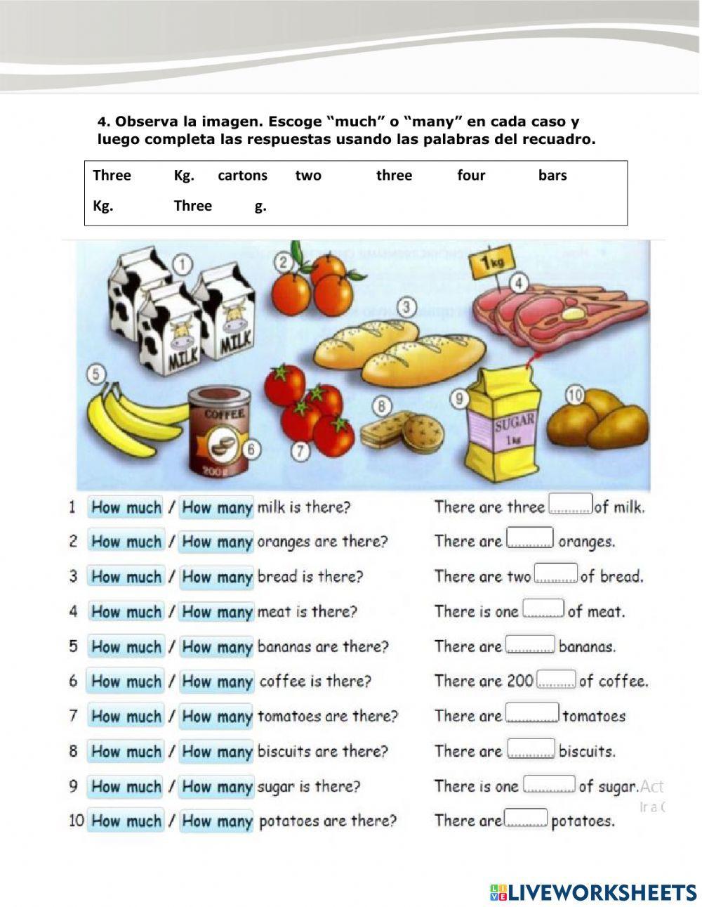 Examen final de inglés 5°