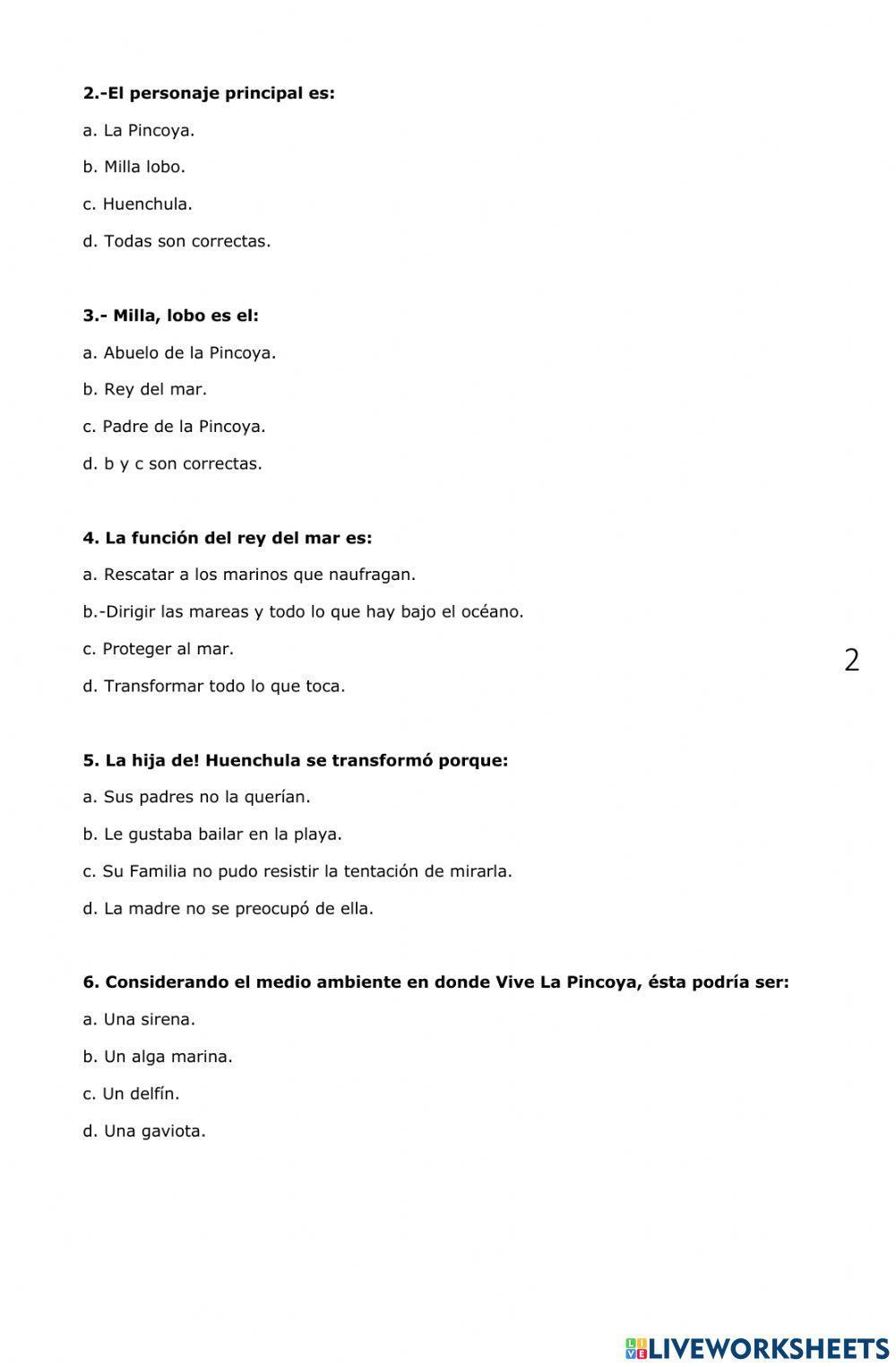 Evaluación unidad 7