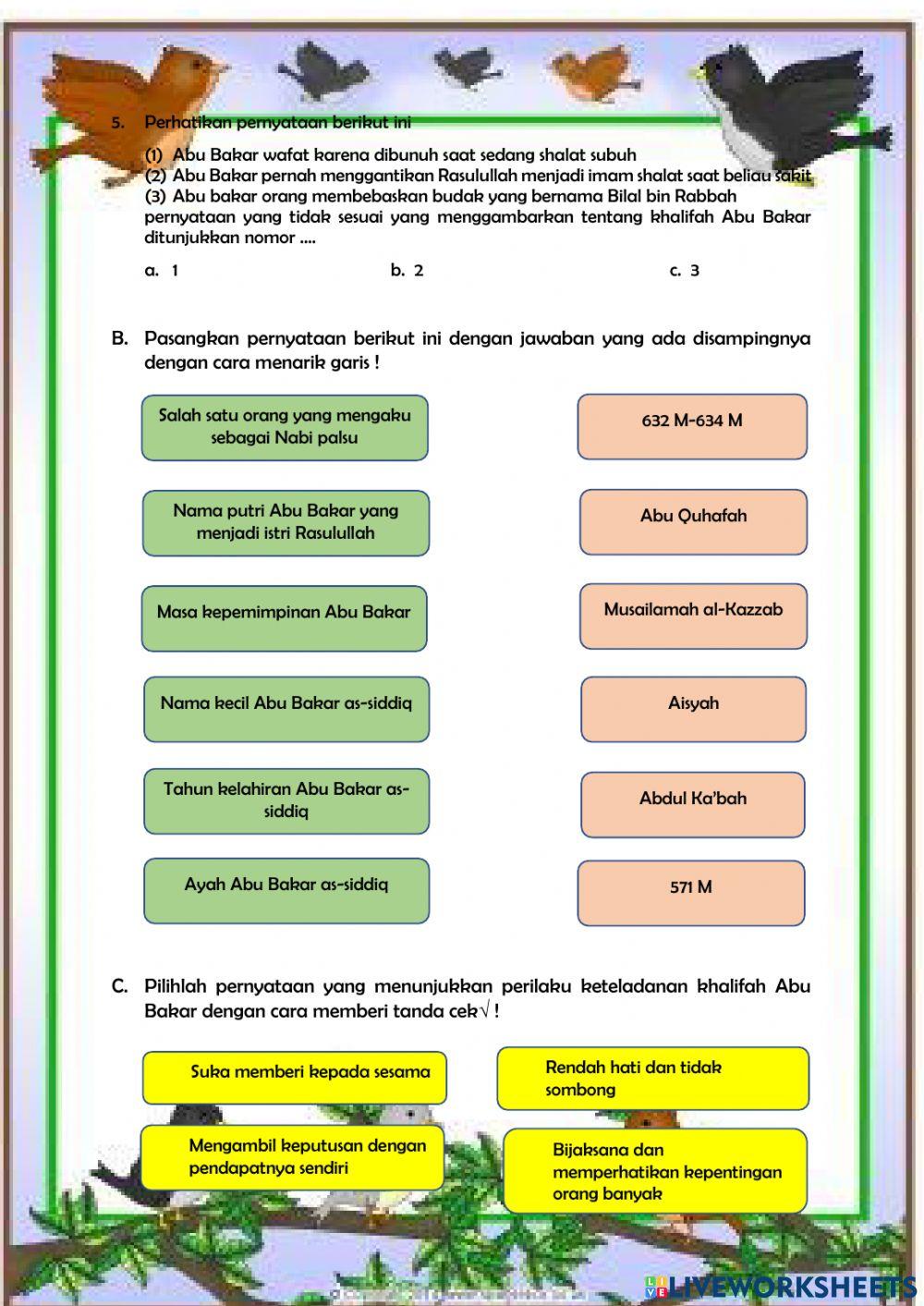 Kisah Abu Bakar as-Siddiq