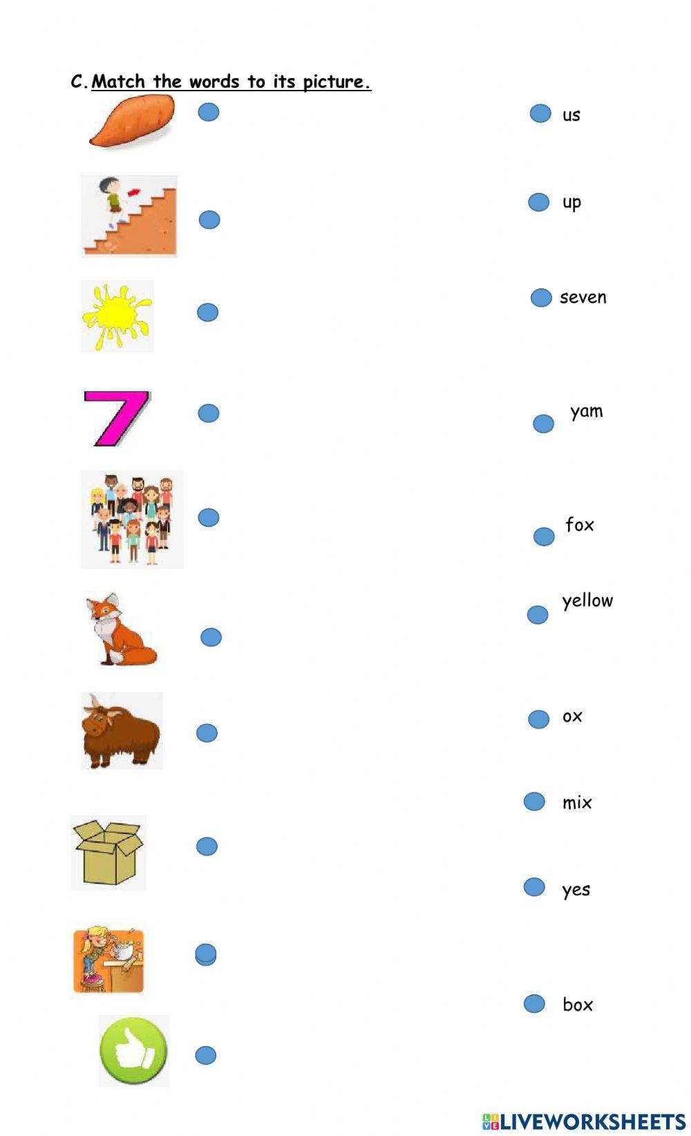 Letters X, Y and Short Vowel U