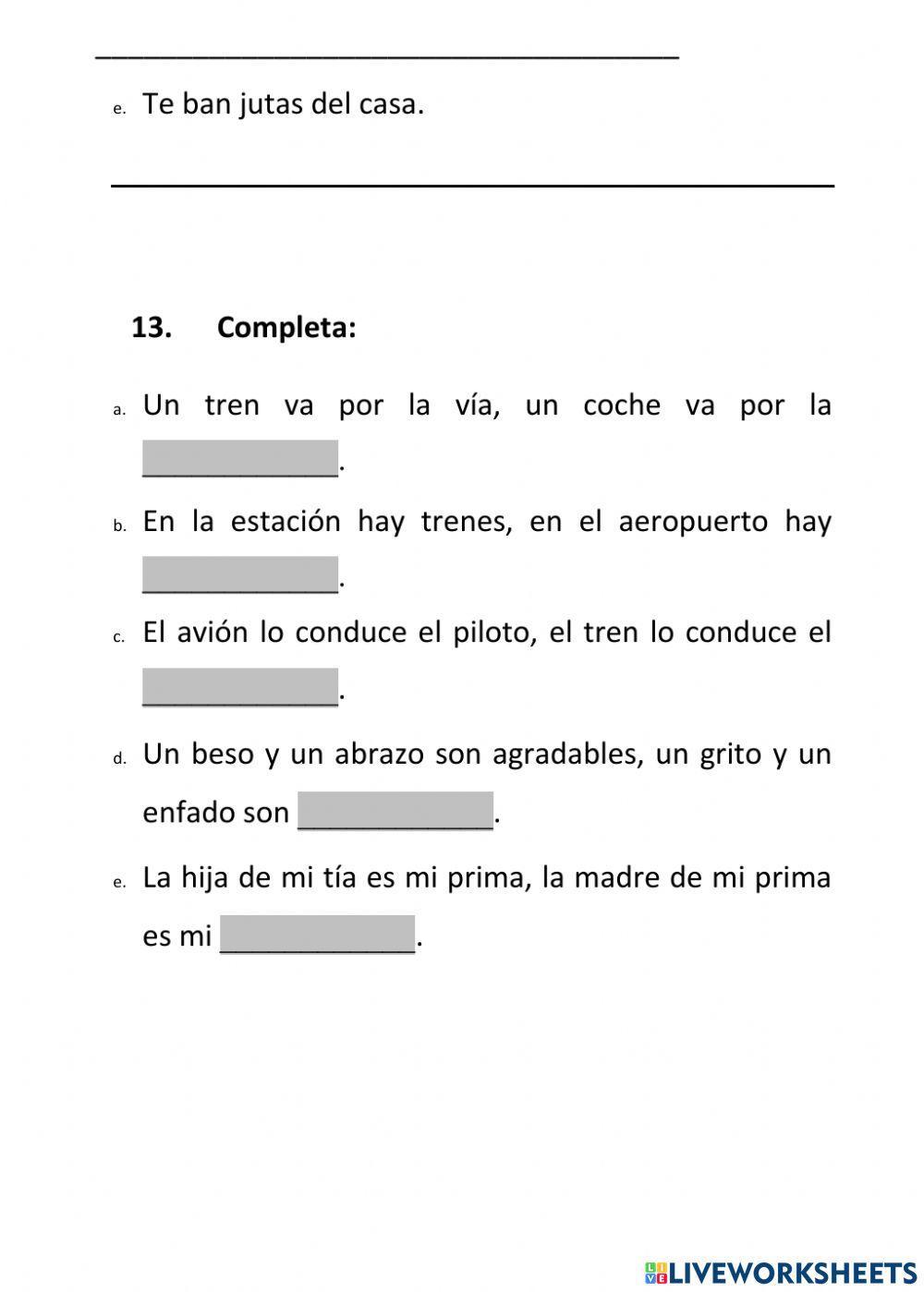 LECTURA EL TREN (LEO, COMPRENDO Y ME EXPRESO 2)