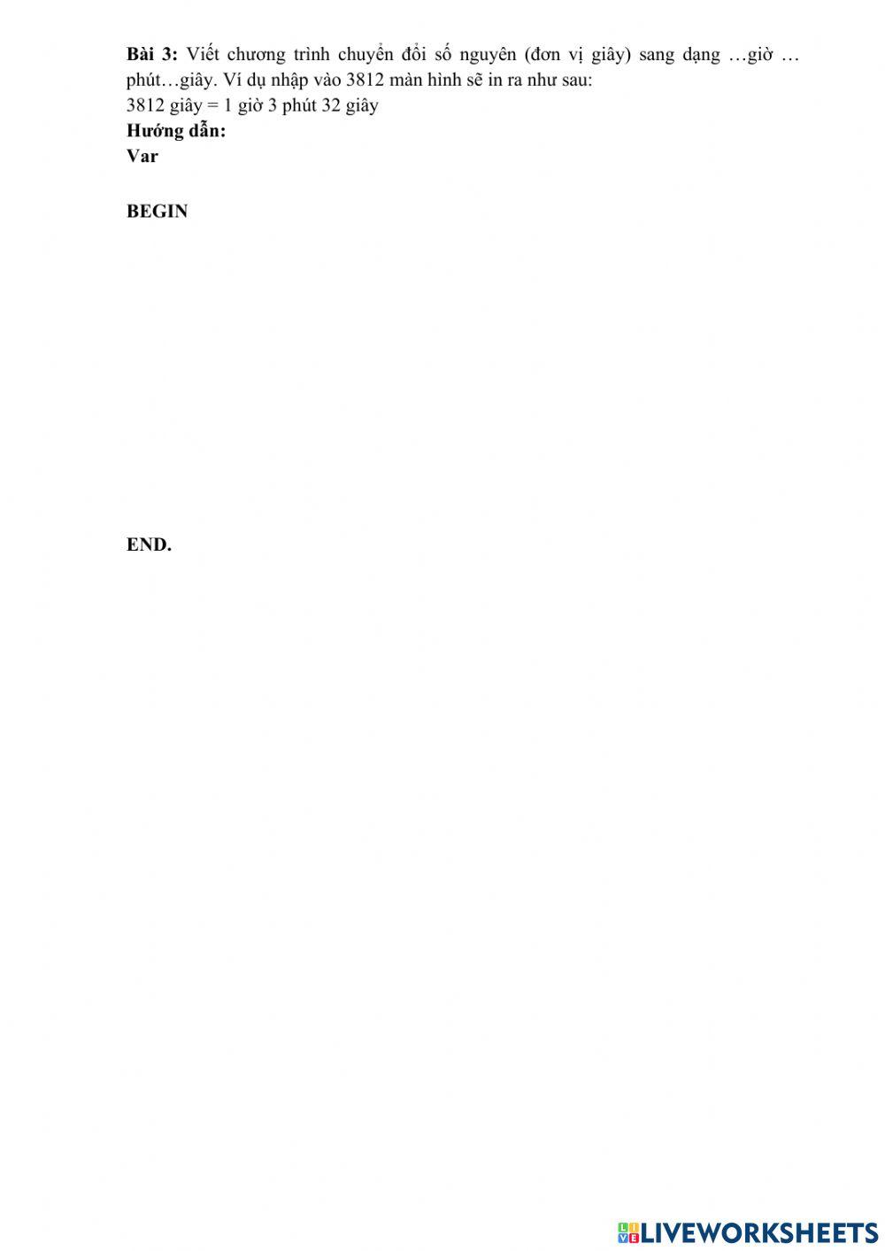 Hướng dẫn ôn tập