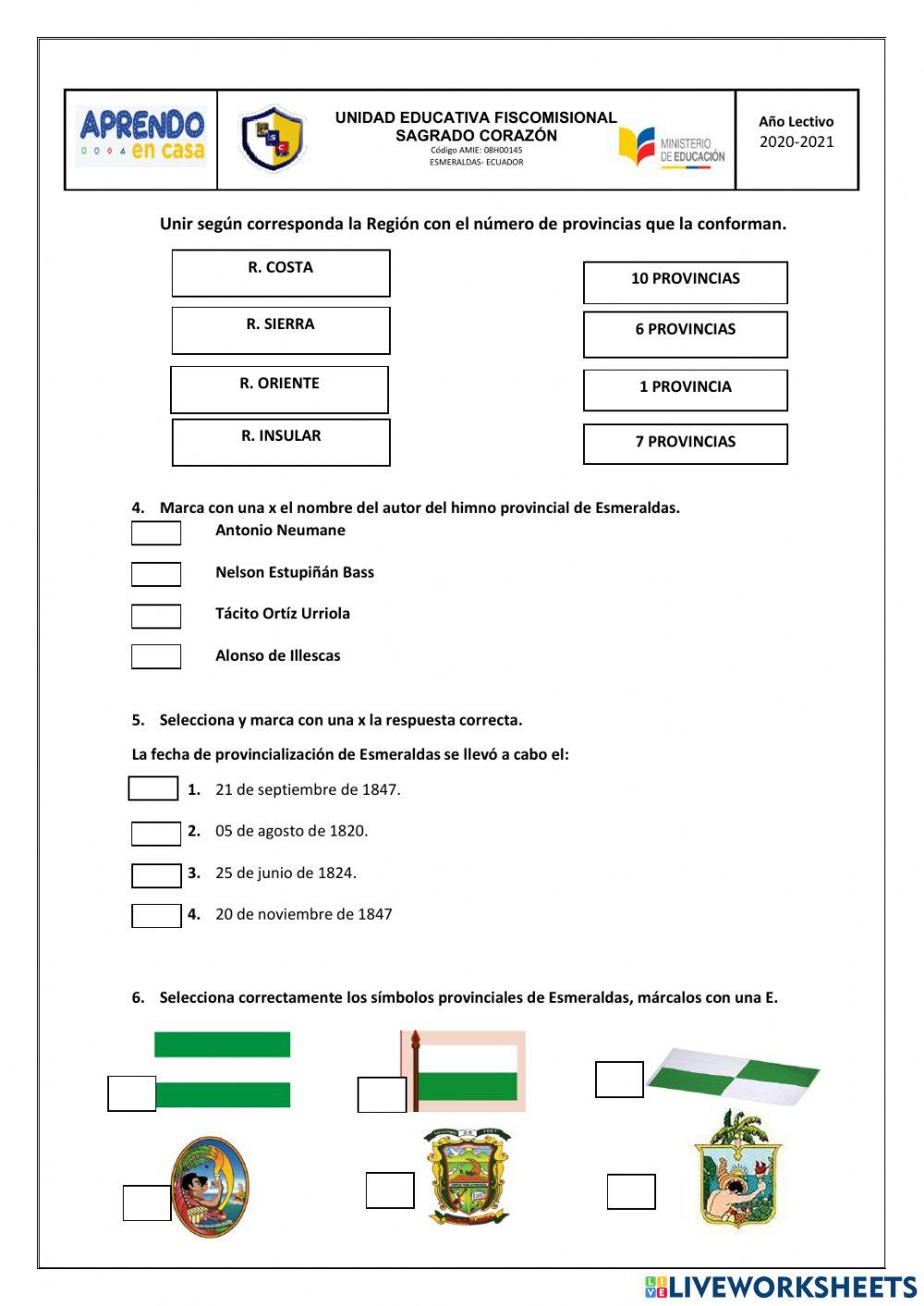 Examen Parcial Estudios Sociales