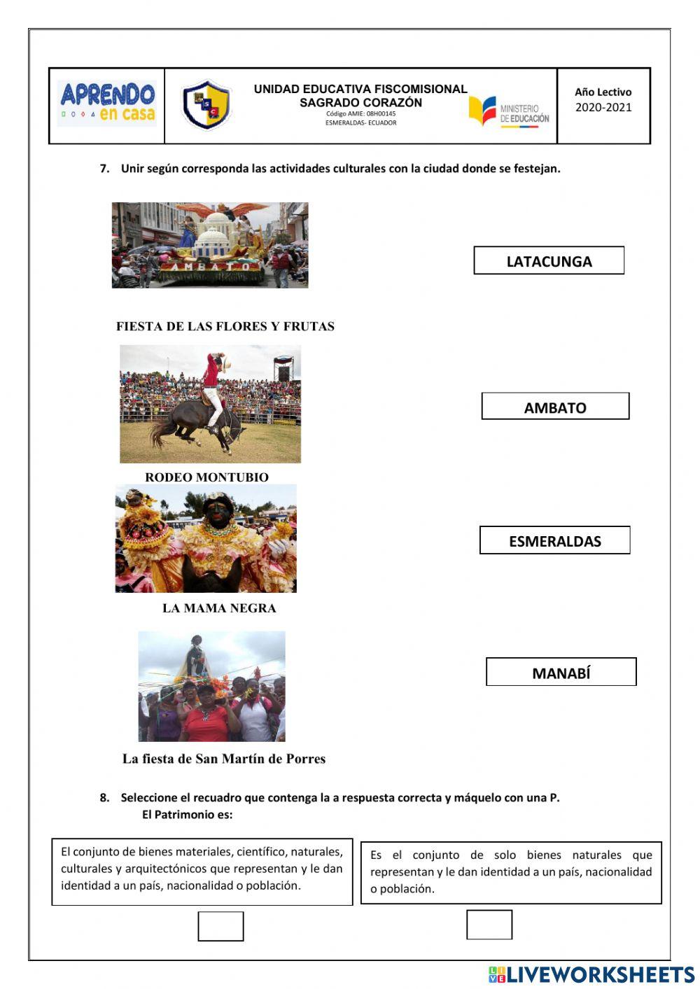 Examen Parcial Estudios Sociales