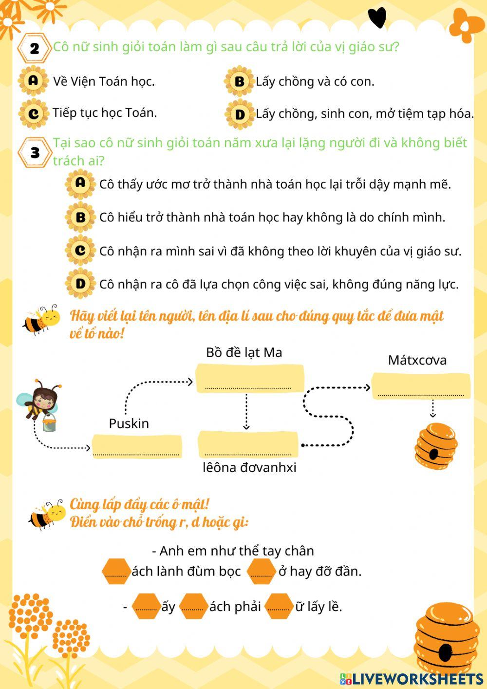 Ôn tập tuần 8 -TV