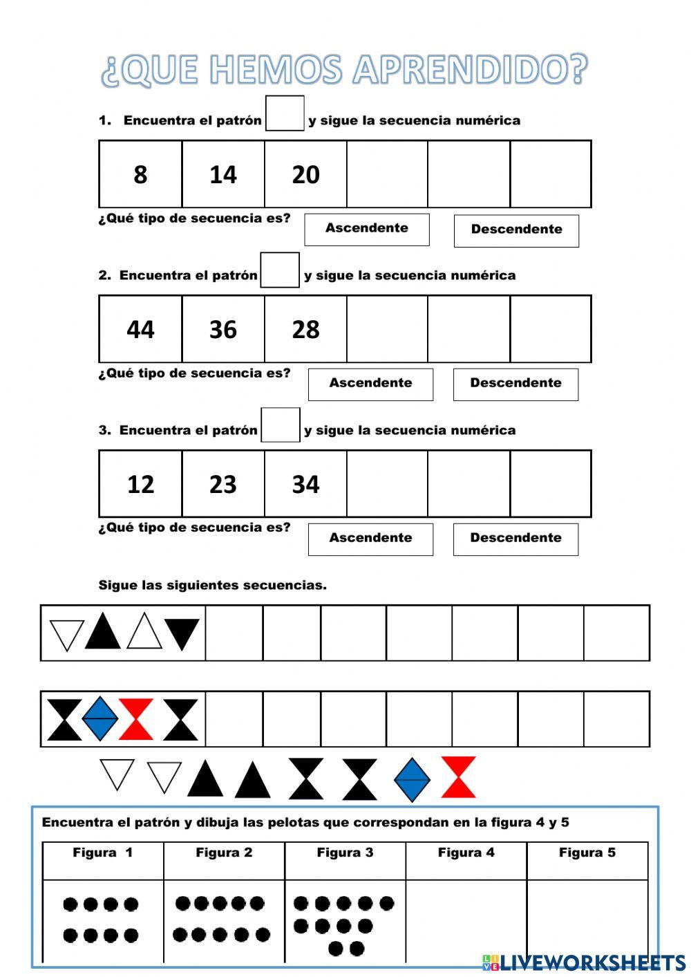 Secuencia y medidas de longitud