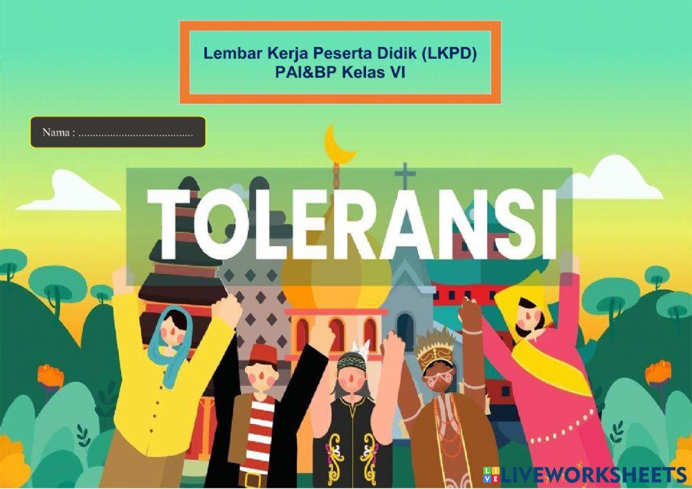 Memahami Sikap Toleransi