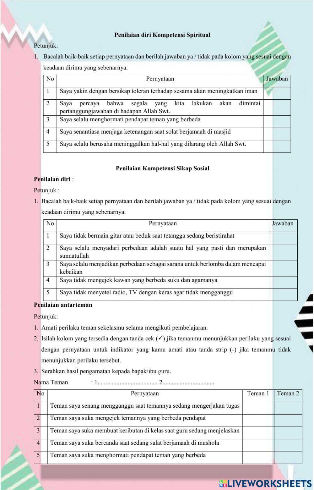 Memahami Sikap Toleransi