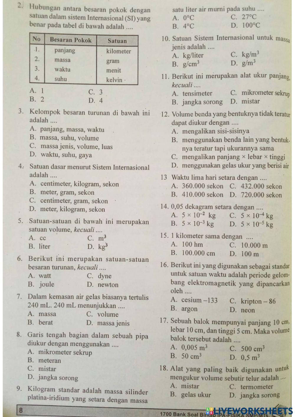 Fisika Bab 1 Besaran dan Satuan