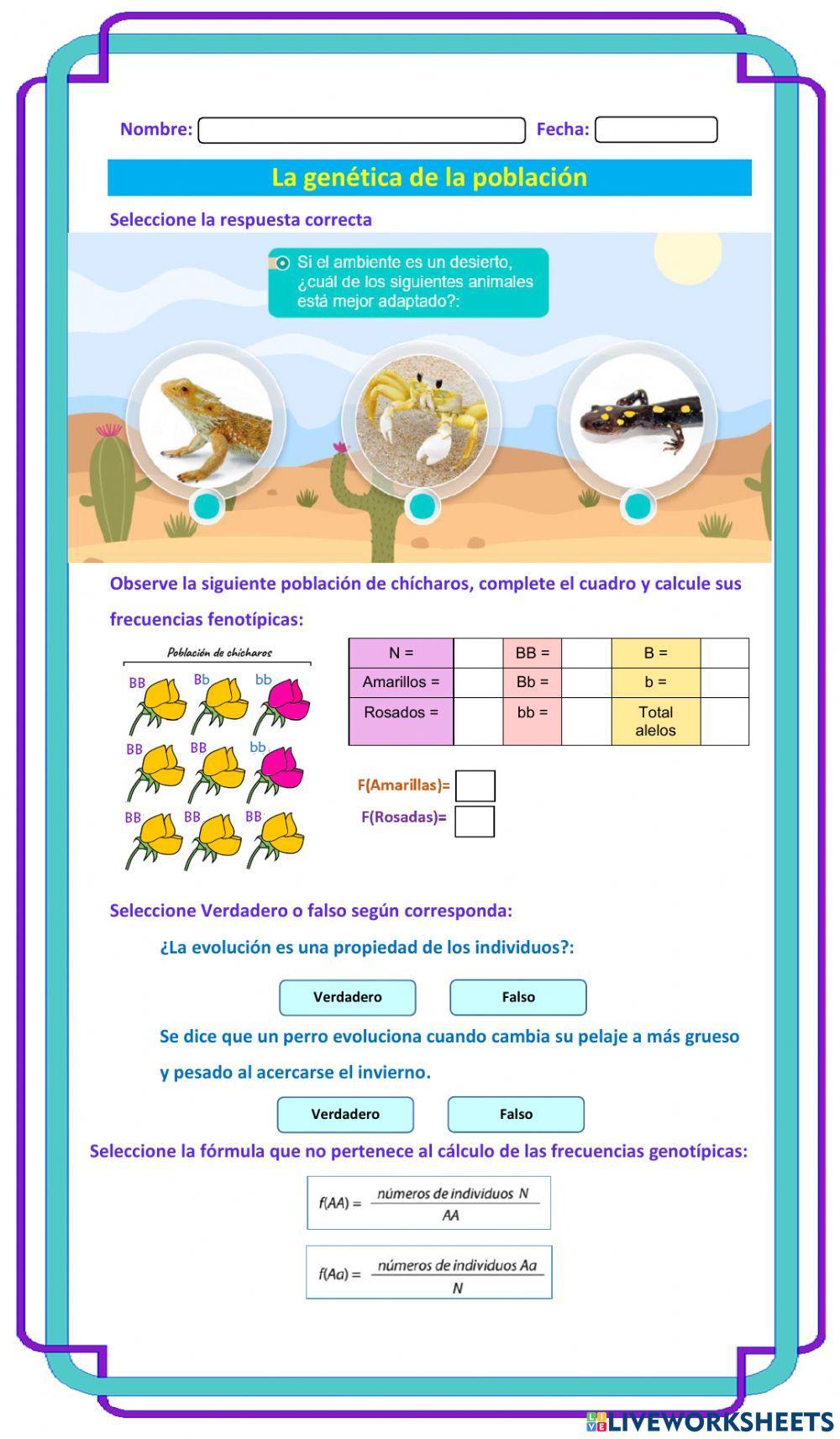 Genética de las poblaciones