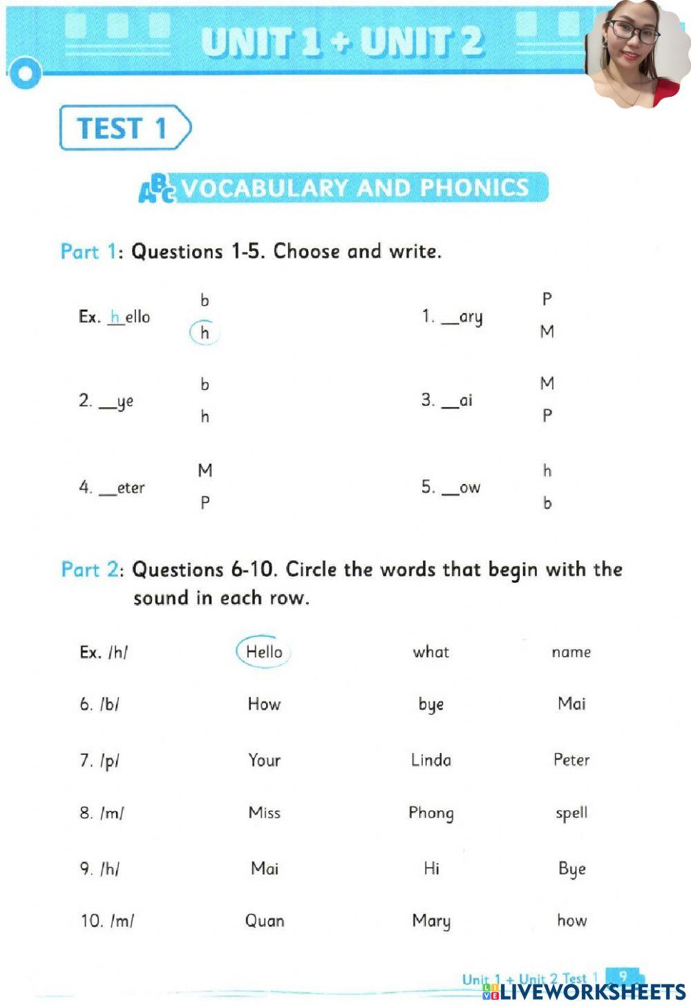 Grade 3-u 1+2-test 1- part 1