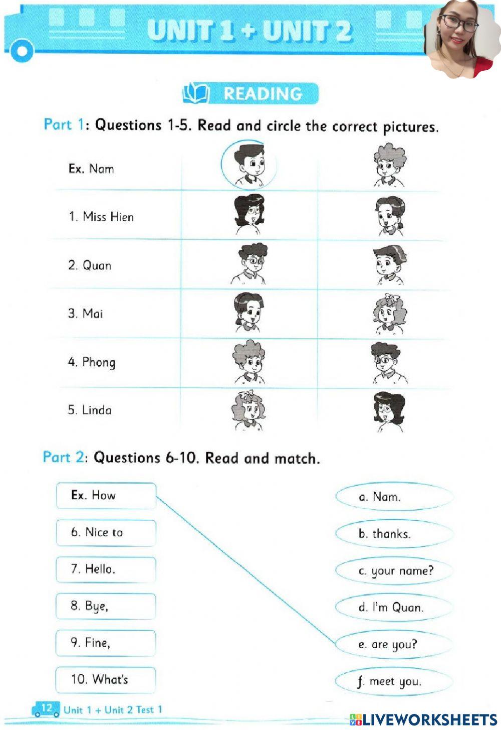 Grade 3-u1+2-test 1-part 2