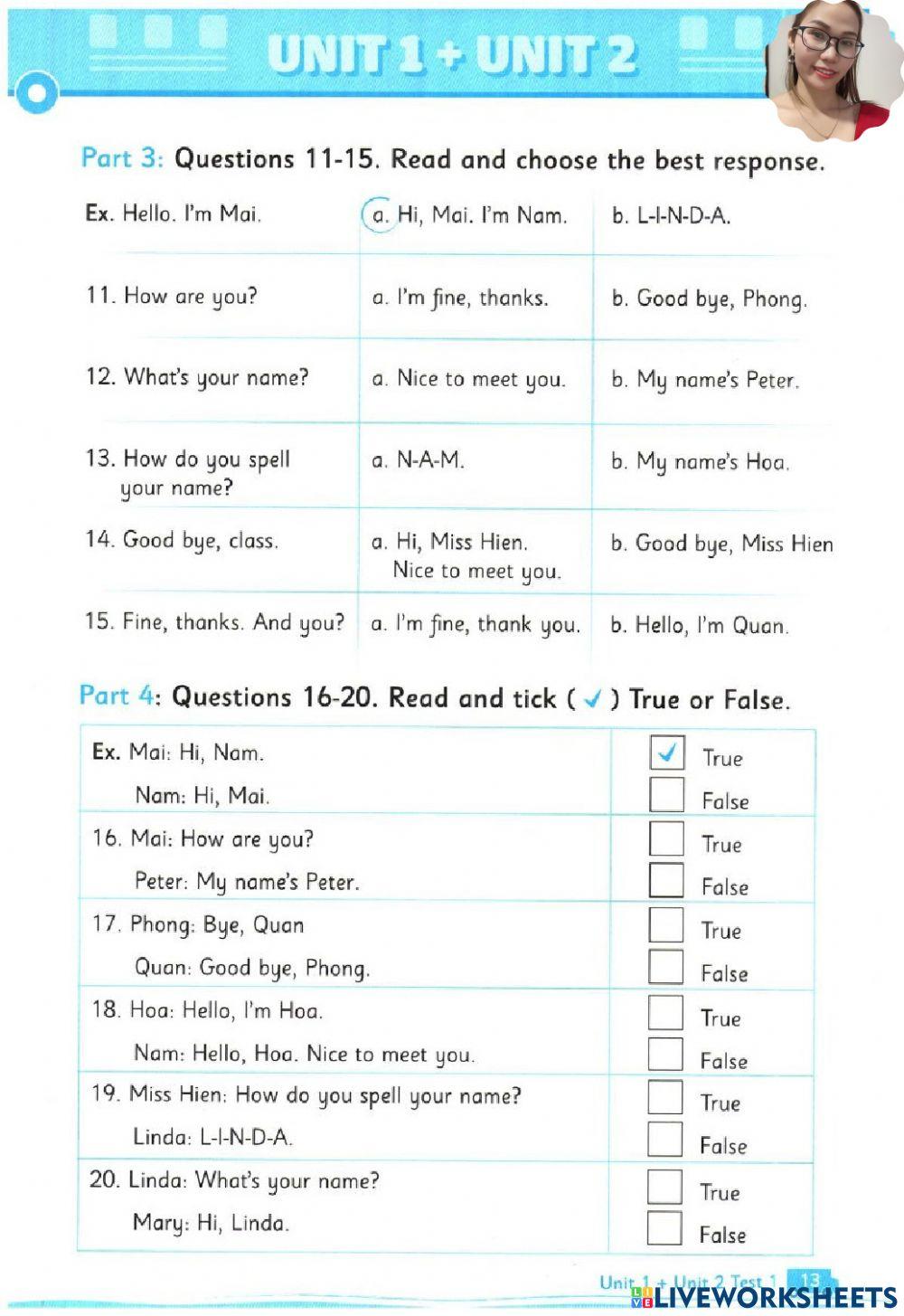 Grade 3-u1+2-test 1-part 2