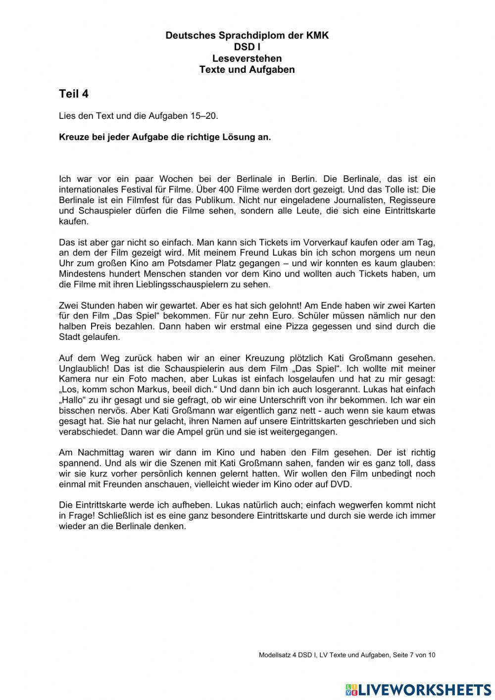 Test dsd i modellsatz 4