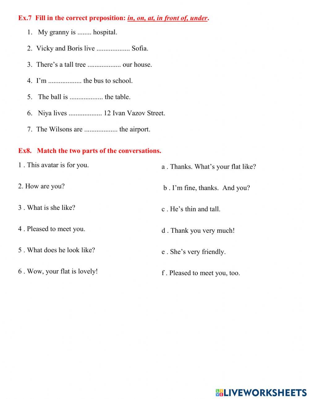 Test 1 5th grade