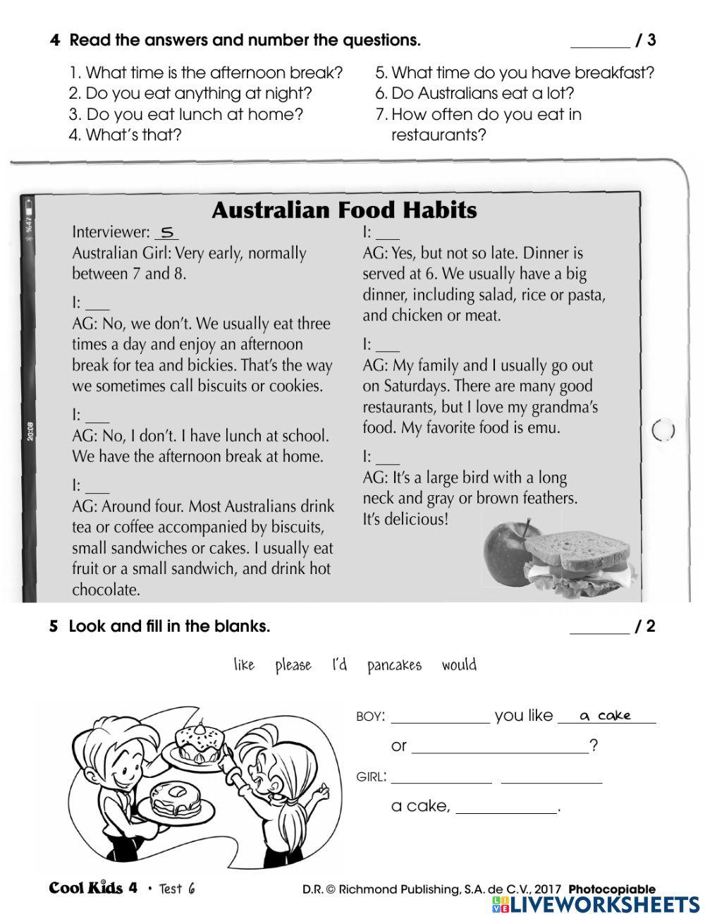 There is-There are (food)