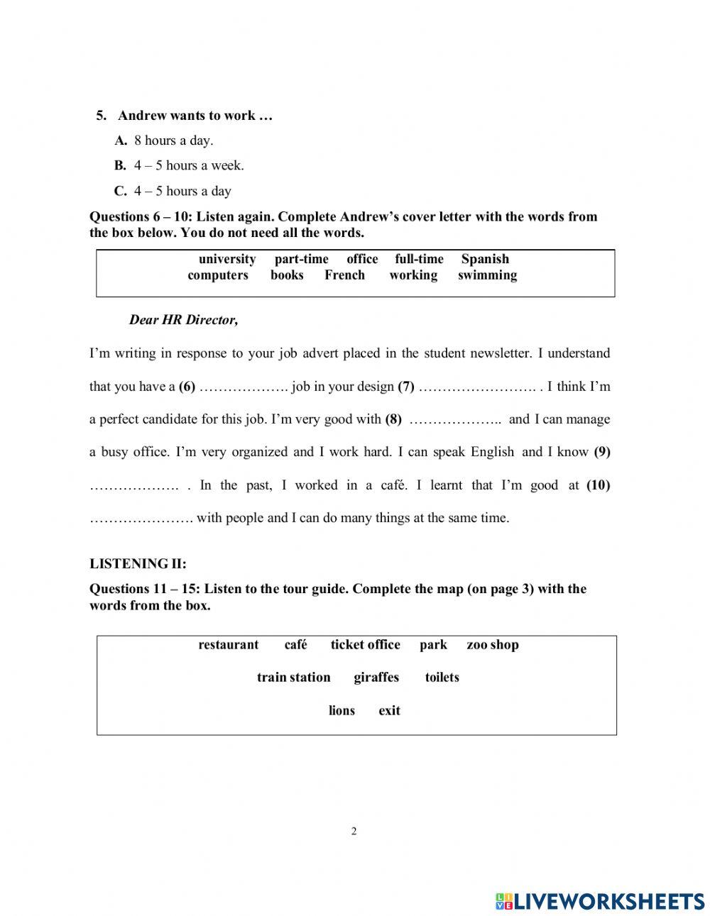 DS - Unlock 1 - Test 4 Listening