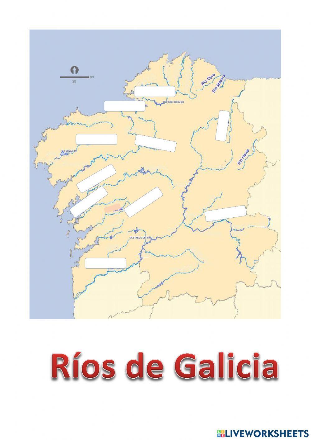 Ríos de Galicia 4º primaria
