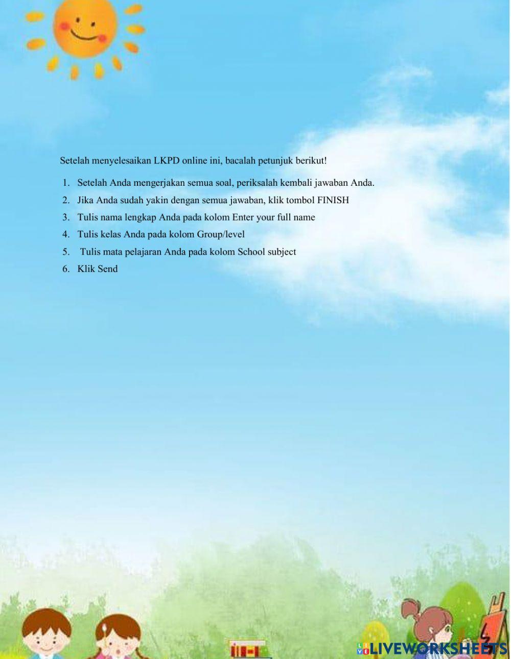 Lkpd interaktif sains sd